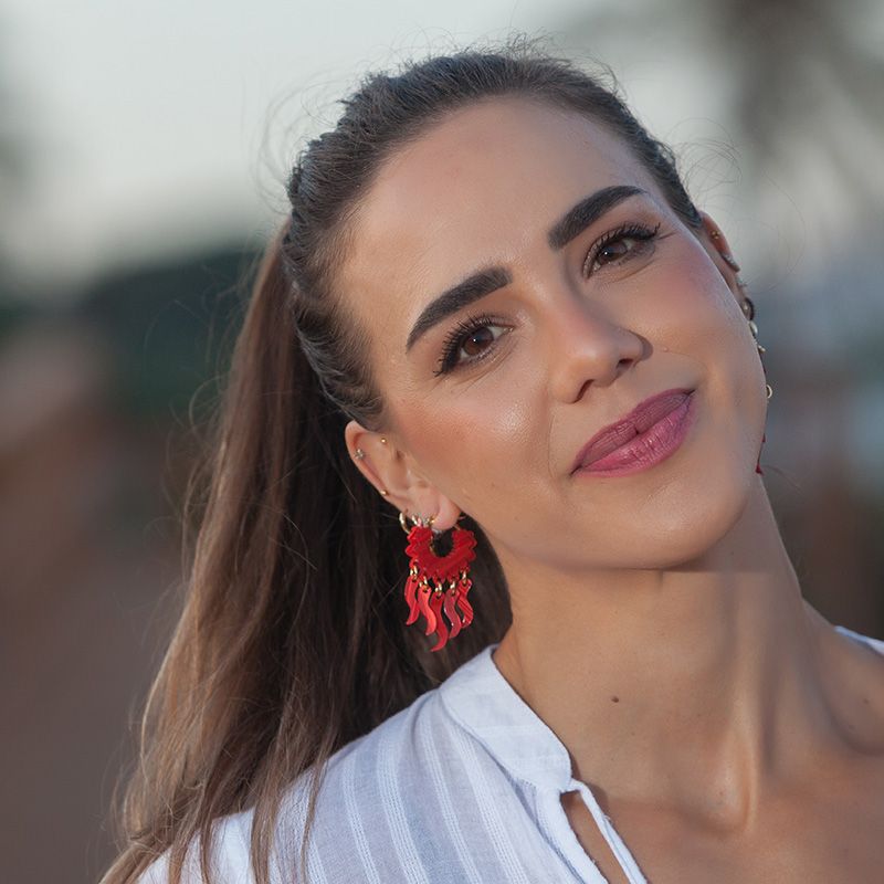 argollas rojas