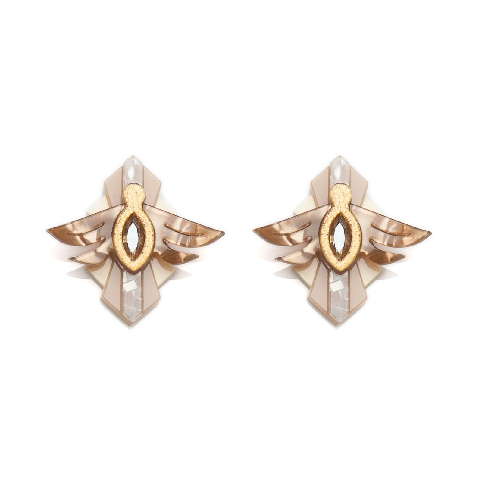 pendientes abejita blanco web
