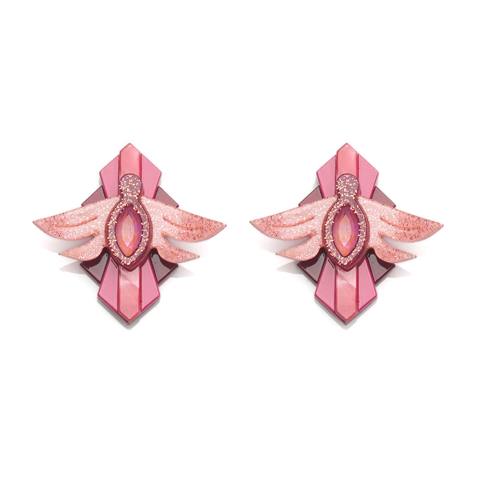 pendientes abejita rosa web