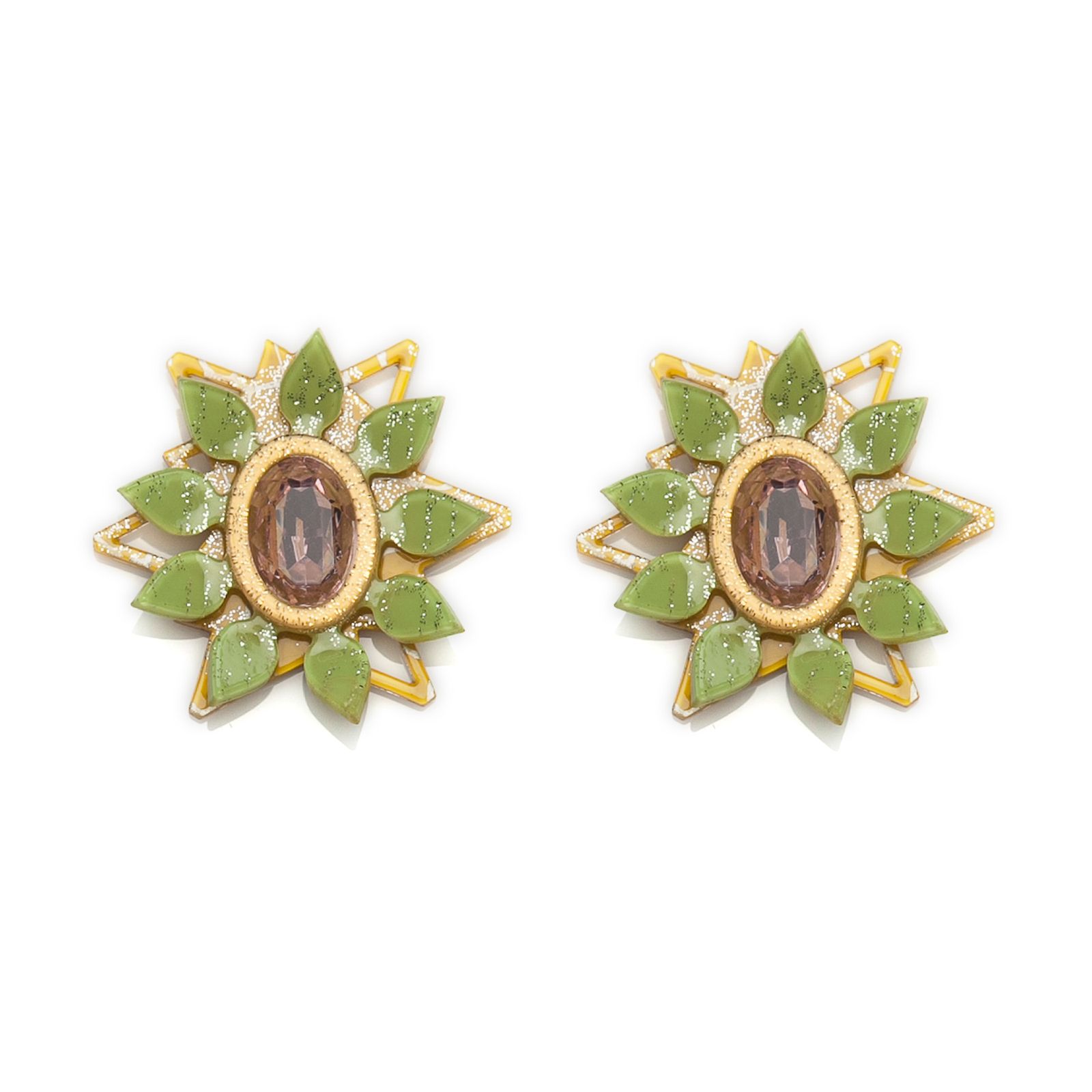 pendientes solecito verde web