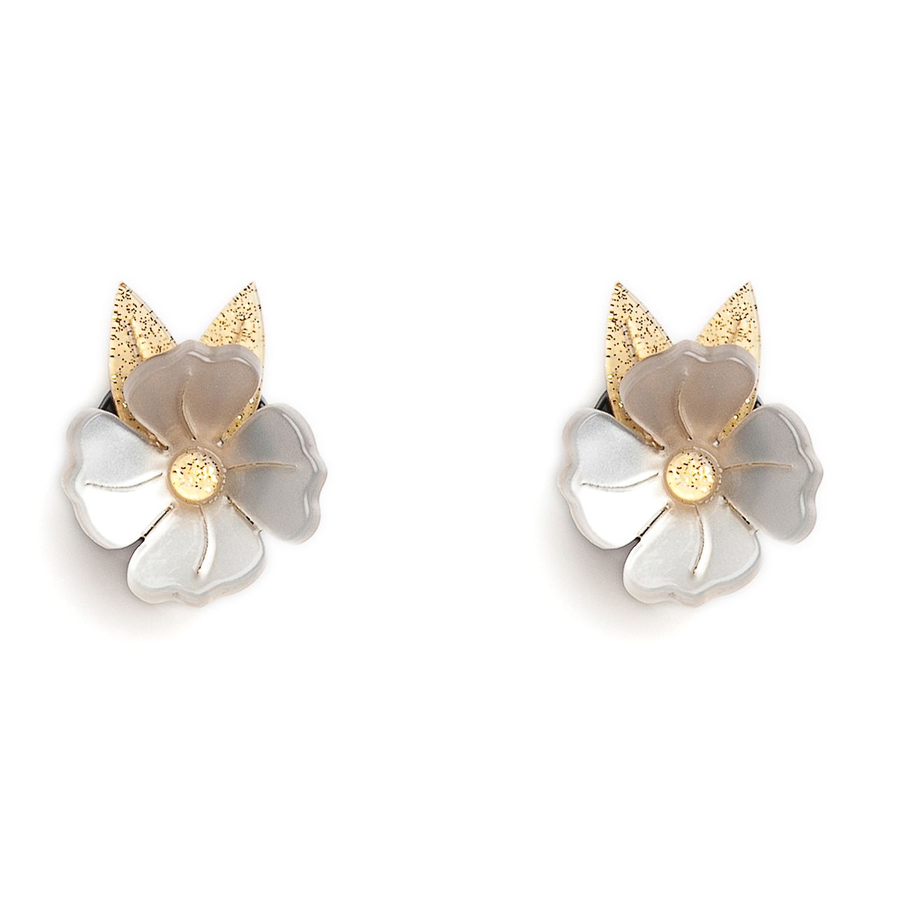 pendientes amapolita blanca