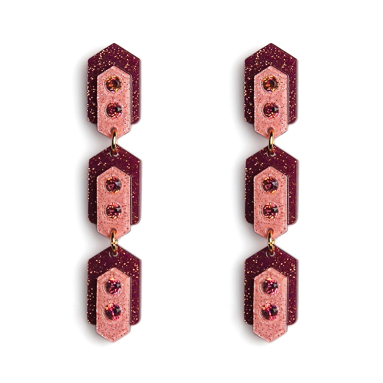 pendientes isabel burdeos