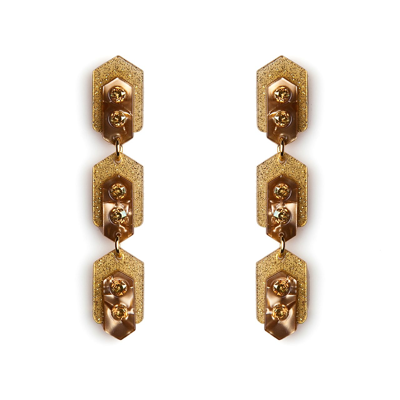 pendientes isabel dorado