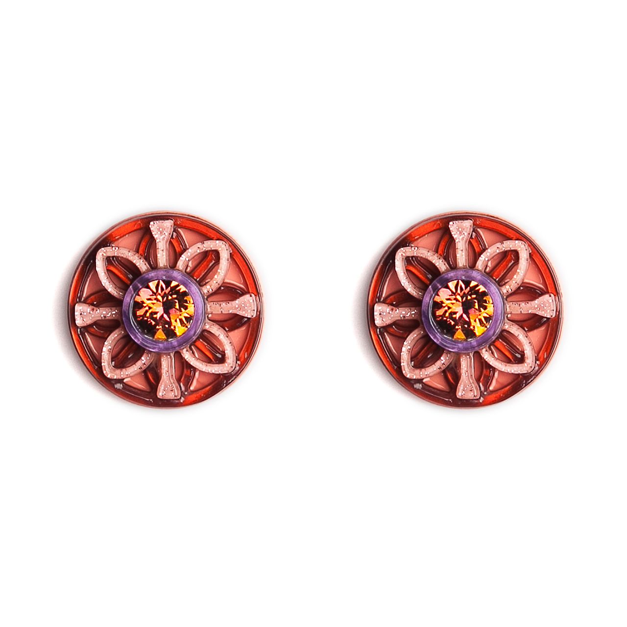 pendientes sirena salmon